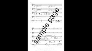 "Somewhere" (West Side Story) - SSATB a cappella choir arrangement, sheet music