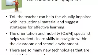 PPT IRIS   Accommodations for Students with Visual Disabilities