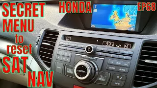 This doesn't work to fix clock issues! Honda sat nav clock/secret menu/Honda accord sat nav