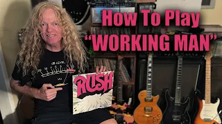 Learn the Main Riff of Working Man by Rush