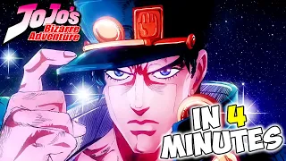 JOJO STARDUST CRUSADERS... But in 4 Minutes!