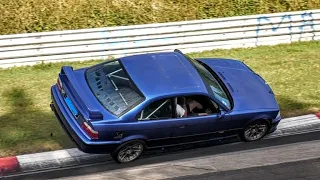 Nurburgring  ALMOST CRASH, JUMPS and ACTION Touristenfahrten Nordschleife 04-08-2023