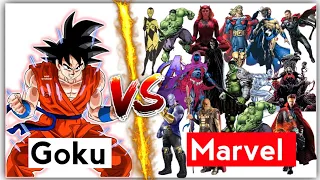 goku VS marvel universe/dragon Ball super vs marvel/who will win: IN HINDI