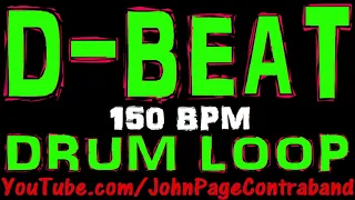 D Beat Drum Loop 150 bpm Half Hour Long