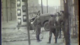 US Spionage Film über die DDR Grenze in Berlin   09.12.1961