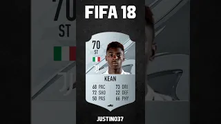 Moise Kean FIFA History 18 - 23  #evolution #fifa23 #ultimateteam #futbol #draft #fifa #viral