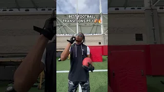 Best Football Transitions 🤯🔥 w/ @JustinJefferson18 #viral #football #nfl #sports