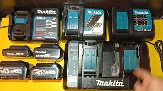 Зарядные устройства MAKITA  18В-40В почти все зарядки макита в одном видео-показываю чем отличаются