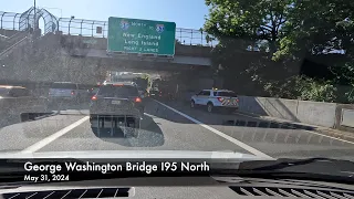 George Washington Bridge - Interstate 95 - May 31, 2024