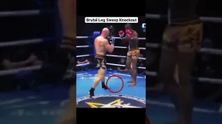 Brutal Leg Sweep Knockout