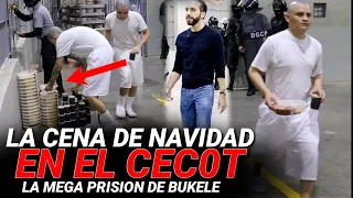 En la PRISIÓN más Grande Contruida por Nayib Bukele, Así fue la CENA DE NAVIDAD 😱