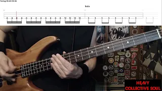 Heavy by Collective Soul - Bass Cover with Tabs Play-Along