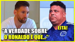 🚨 MINHA NOSSA! MESSI FINALMENTE FALOU SOBRE RONALDO E RONALDINHO!