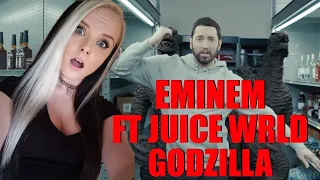 Eminem - Godzilla ft. Juice WRLD (Directed by Cole Bennett) REACTION