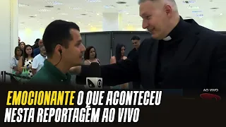 REPÓRTER NÃO ESPERAVA OUVIR ISSO DE PADRE MARCELO ROSSI E AMBOS VÃO AS LÁGRIMAS