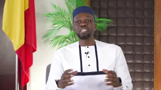 Message du Président Ousmane Sonko