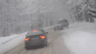 WINTER CAR crash - Snow FAILS compilation BMW X5 E53