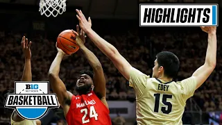 Maryland at Purdue | Extended Highlights | Big Ten Men's Basketball | Feb. 13. 2022