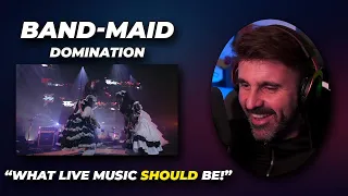 MUSIC DIRECTOR REACTS | Band-Maid Domination (Official Live Video)