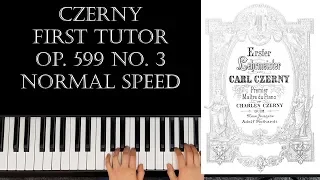 Carl Czerny - First Tutor - Op. 599 No. 3 / Tutorial & Free Sheets (Piano) [Mom with Grand Piano]