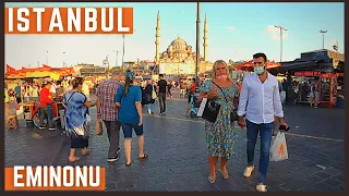 Istanbul | Eminönü Istanbul Turkey Walking Tour | 4k UHD 60fps | August 2021 | Must See In Turkey