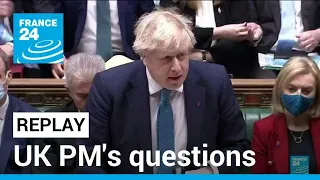 REPLAY - UK PM's questions: Johnson faces MPs as lockdown parties report due • FRANCE 24 English