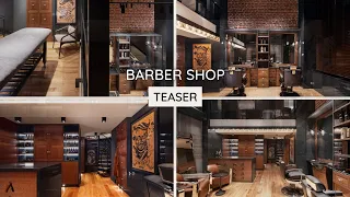 Barber Shop Interior Design by Alex Kovatchev & IDEA