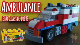 LEGO Classic 10696 "AMBULANCE" - Instructions on how to build.