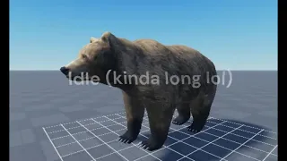 Grizzly Bear Animations (part 1 of 2)
