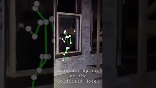 SUIC1DAL SPIRIT CAUGHT ON CAMERA! at The Goldfield Hotel