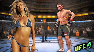 Khabib Nurmagomedov vs. Kelly Rohrbach (EA sports UFC 4)