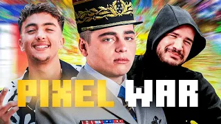 🔥 LA GUERRE DES PIXELS ! - (ft. Squeezie, Inoxtag, Amine, Locklear...)