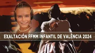 Revive la Exaltación de la Fallera Mayor Infantil de València 2024 en Levante Televisión