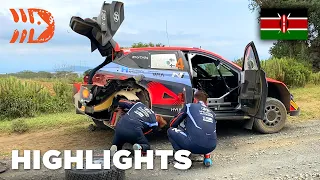 Multiple Tire Dramas - WRC Safari Rally Kenya 2023 Friday Morning Highlights