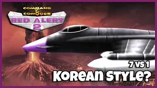 Red Alert 2 | The Korean Style | (7 vs 1 + Superweapons)