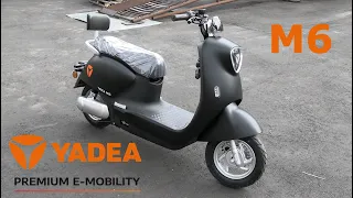 YADEA M6. Нет ИКЕИ - есть YADEA. Обзор новинки - электрический скутер от YADEA.