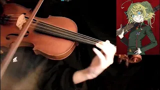 Youjo Senki Ending - 'Los! Los! Los!' - Violin cover