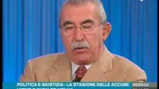 Giulietto Chiesa sulla mafia e berlusconi difeso dal "libero" franco bechis