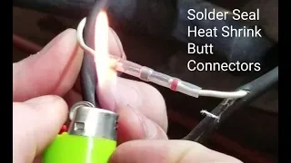 Using Solder Seal Heat Shrink Butt Connectors