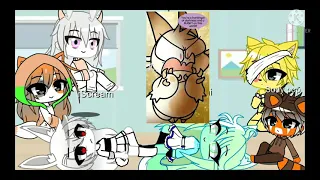 Chikn nuggit and friends reacts to fanart and tiktoks :D (Gacha chikn nuggit)