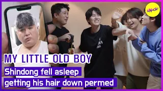 [HOT CLIPS] [MY LITTLE OLD BOY]Shindong fell asleep getting his hair down permed(ENGSUB)