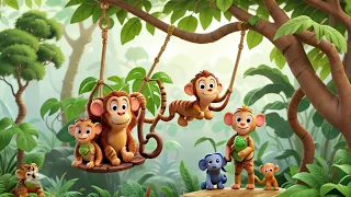 🐵The Enchanted Jungle Quest | 🐯 Adventure Story for Kids | Amaris Creation