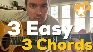 3 Super Easy 3 Chord Songs for Beginners