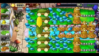 7-13flag completed in PVZ puzzle last stand endless game challenge||susmitagaming