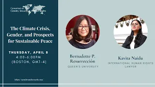 The Climate Crisis, Gender and Prospects for Sustainable Peace