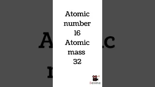 16th element of periodic table | Sulfur | #shorts