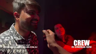 CREW AUDIENCE REACTION IN AUSTRALIA