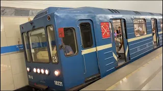 Парад поездов метро Москвы и СПБ