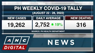 PH logs 19,262 more COVID-19 cases from Aug. 22 to 28 | ANC