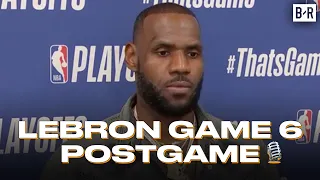 LeBron James Reacts To Suns Loss And Resting Up For Next Season